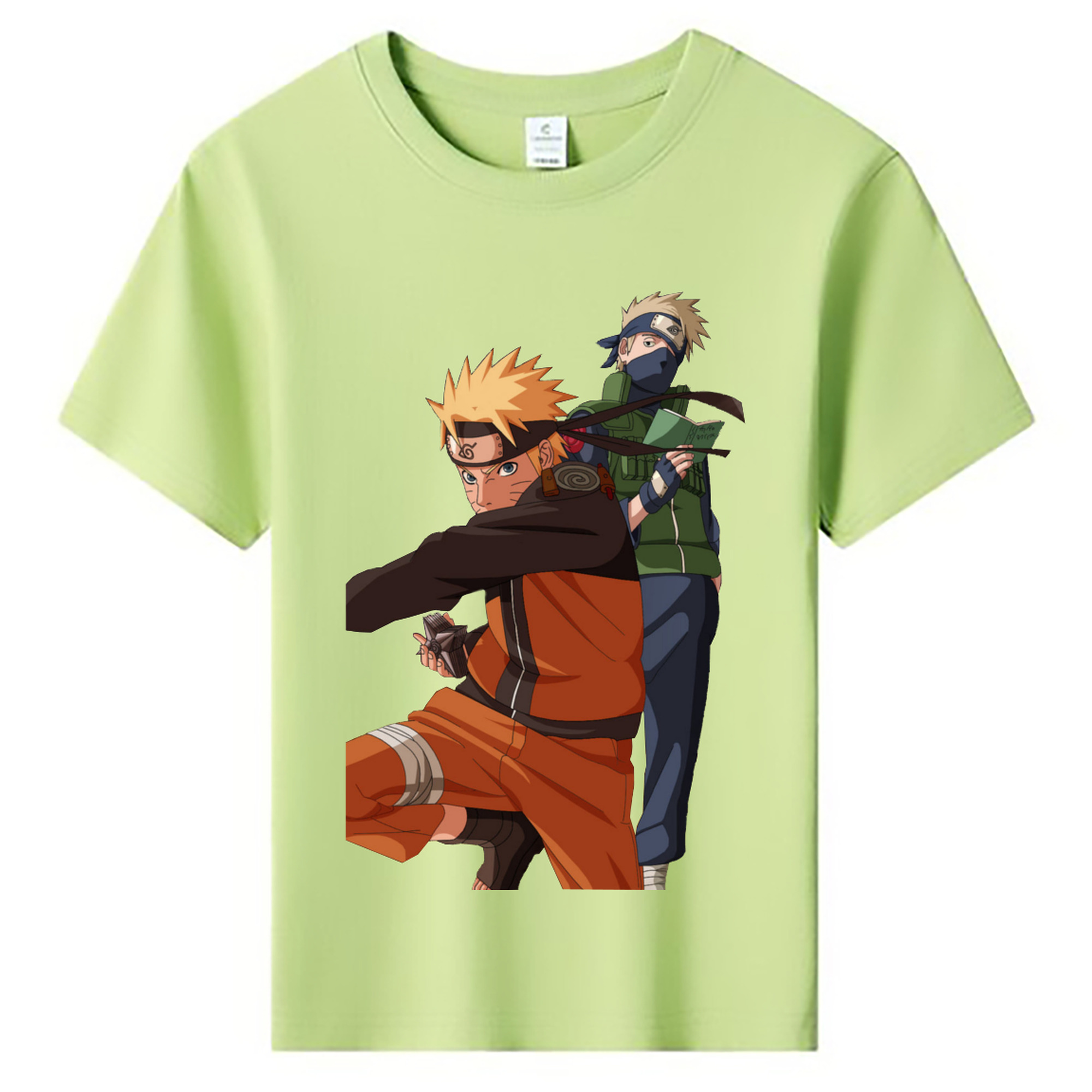 （画像用） NARUTO -ナルト- うずまき ナルト Uzumaki Naruto 綿100％キッズTシャツ（フロントプリント）